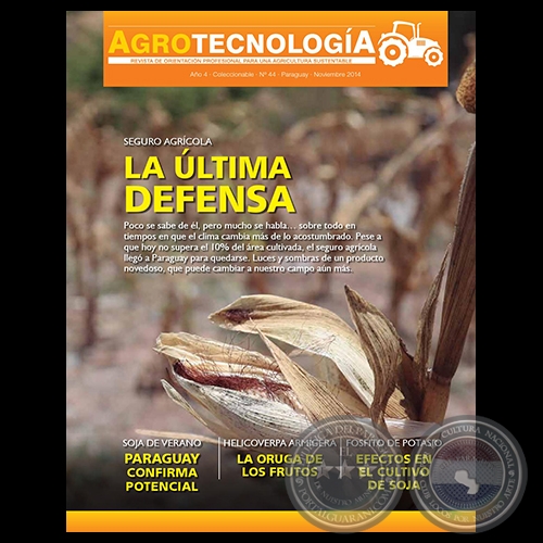 AGROTECNOLOGA Revista - AO 4 - NMERO 44 - NOVIEMBRE 2014 - PARAGUAY