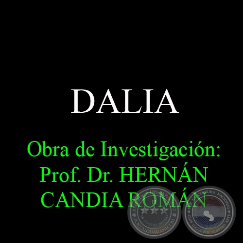 DALIA - Obra de Investigacin: Prof. Dr. HERNN CANDIA ROMN
