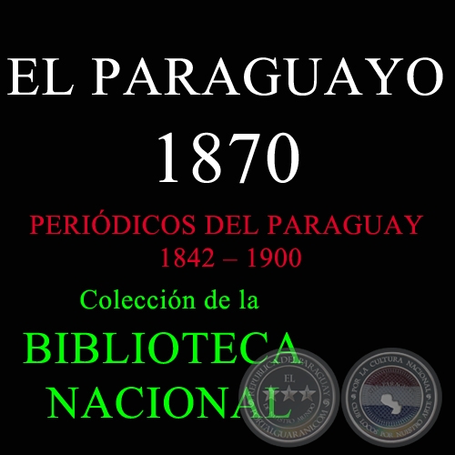 EL PARAGUAYO 1870