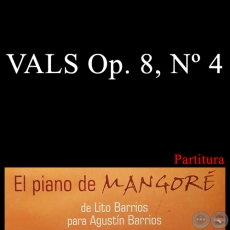 VALS Op. 8, Nº 4 - PARTITURA PARA PIANO