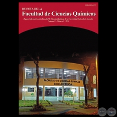 VOLUMEN 9 NÚMERO 2 AÑO 2011 - REVISTA de la FACULTAD de CIENCIAS QUÍMICAS