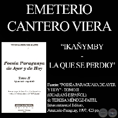 IKAYMBY - LA QUE SE PERDIO - Autor: EMETERIO CANTERO VIERA
