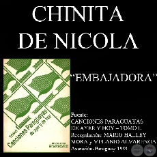 EMBAJADORA - De CHINITA DE NICOLA y CIRILO R ZAYAS