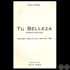 TU BELLEZA - Poema sinfnico de CLAUDIO ROMERO