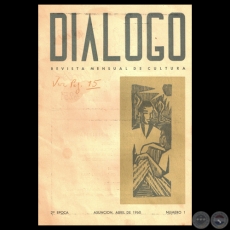 DIALOGO - REVISTA MENSUAL DE CULTURA, 1960 - Director: MIGUEL NGEL FERNNDEZ