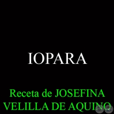 IOPARA - Receta de JOSEFINA VELILLA DE AQUINO