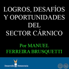 LOGROS, DESAFÍOS Y OPORTUNIDADES DEL SECTOR CÁRNICO, 2014 - Por MANUEL FERREIRA BRUSQUETTI 