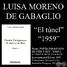 EL TNEL y 1959 - Poesas de Luisa Moreno de Gabaglio - Ao 1995