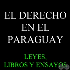 LIBROS Y ENSAYOS SOBRE DERECHO EN PARAGUAY