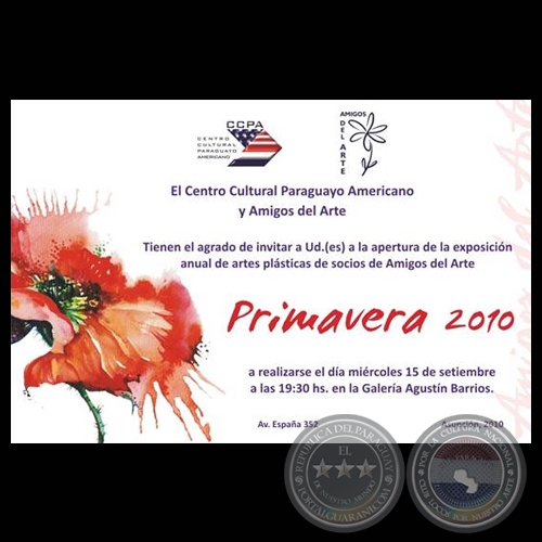 PRIMAVERA 2010 - EXPOSICIN ANUAL , AMIGOS DEL ARTE (2010)