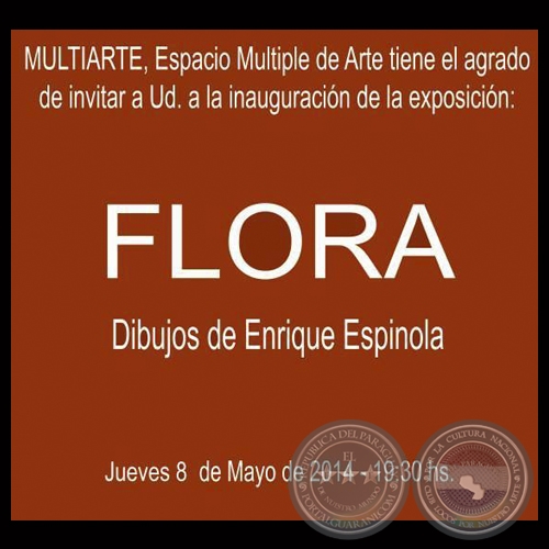 FLORA, 2014 - Dibujos de ENRIQUE ESPNOLA