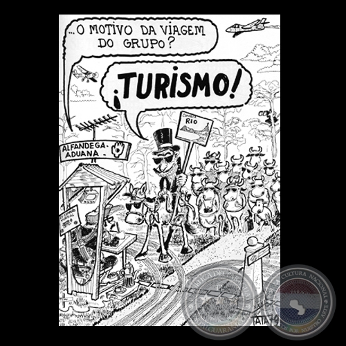 TURISMO! - EMPRESARIO DE FRONTERA - Caricatura de TATA FERREIRA