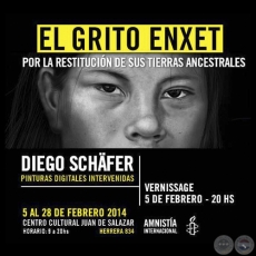 EL GRITO ENXET, 2014 - PINTURAS DIGITALES INTERVENIDAS POR DIEGO SCHFER