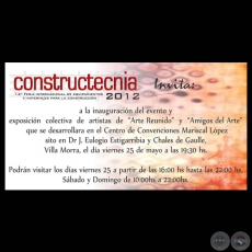 CONSTRUCTENIA 2012 - Exposicin colectiva de artistas de ARTE REUNIDO y AMIGOS DEL ARTE