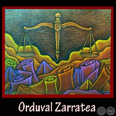 JUSTICIA - Xilopintura de ORDUVAL ZARRATEA