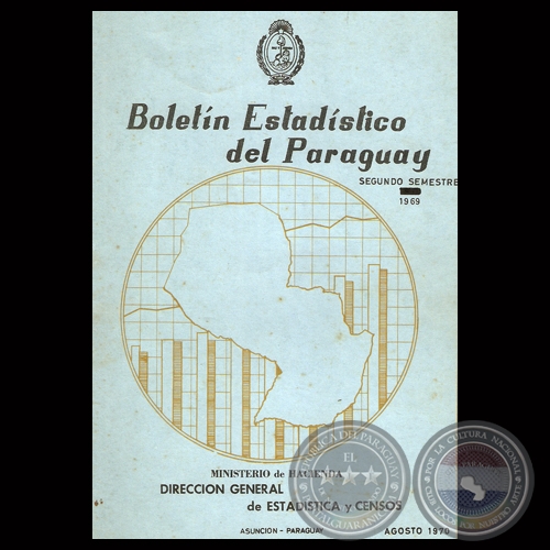 BOLETN ESTADSTICO DEL PARAGUAY - SEGUNDO SEMESTRE 1969