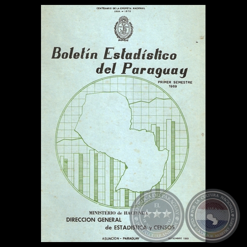 BOLETN ESTADSTICO DEL PARAGUAY - PRIMER SEMESTRE 1969