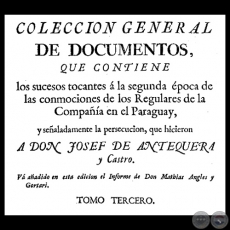 COLECCIN GENERAL DE DOCUMENTOS - TOMO TERCERO