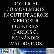 CYCLICAL CO-MOVEMENTS IN OUTPUT ACROSS MERCOSUR COUNTRIES -  CARLOS G. FERNNDEZ VALDOVINOS