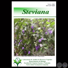 REVISTA STEVIANA - VOLUMEN 4 – AÑO 2012 - FACULTAD DE CIENCIAS EXACTAS Y NATURALES