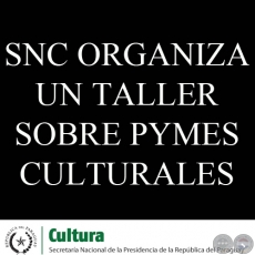 SNC ORGANIZA UN TALLER SOBRE PYMES CULTURALES