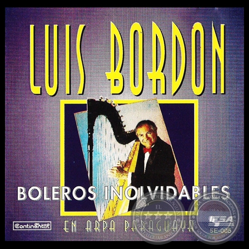 BOLEROS INOLVIDABLES - LUIS BORDÓN - Año 1988