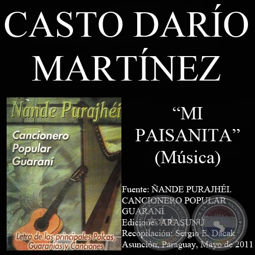 MI PAISANITA - Música: CASTO DARÍO MARTÍNEZ 