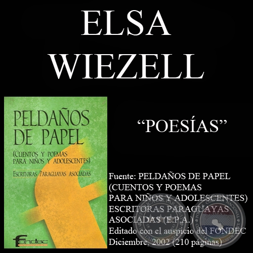 PATRIA Y TRABAJO , AMRICA y ESTE ES MI PUEBLO - Poesas de ELSA WIEZELL - Ao 2002