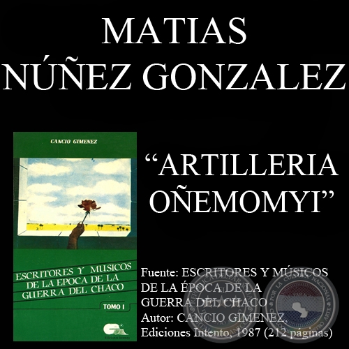 ARTILLERIA OEMOMYI (Poesa de MATIAS NUEZ GONZALEZ)