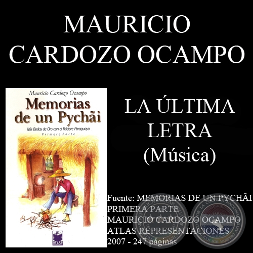 LA LTIMA LETRA - Msica: MAURICIO CARDOZO OCAMPO - Letra: EMILIANO R. FERNNDEZ 