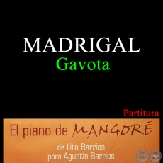 MADRIGAL - Gavota - PARTITURA PARA PIANO