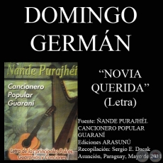NOVIA QUERIDA - Letra: DOMINGO GERMN - Msica:  CARLOS BORDN