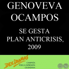 SE GESTA PLAN ANTICRISIS - Por GENOVEVA OCAMPOS - Ao 2009
