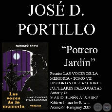 POTRERO JARDN (Letra de Jos Domingo Portillo)
