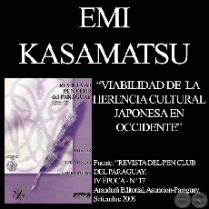 VIABILIDAD DE LA HERENCIA CULTURAL JAPONESA EN OCCIDENTE (Ensayo de EMI KASAMATSU)