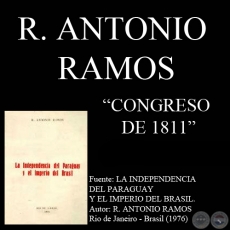 CONGRESO DE 1811 - Documento de R. ANTONIO RAMOS