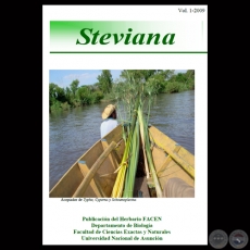 REVISTA STEVIANA - VOLUMEN 1  AO 2009 - Publicacin del Herbario FACEN 