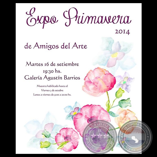 EXPO PRIMAVERA 2014 - ASOCIACIN AMIGOS DEL ARTE  y CCPA - Obra de LIDIA WAGENER