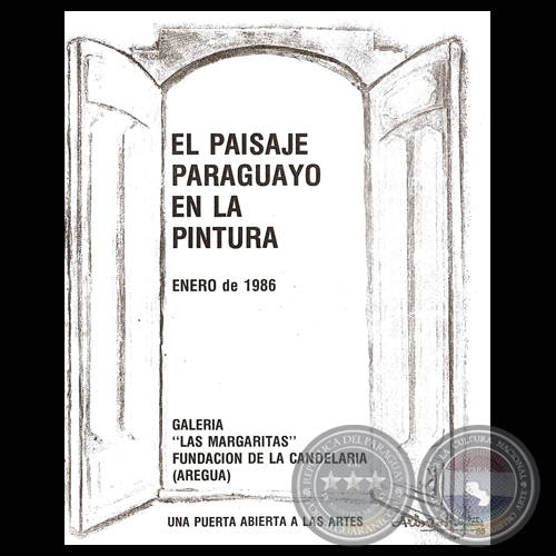 EL PAISAJE PARAGUAYO EN LA PINTURA, 1986 - Tapa y supervisin de ALBERTO MILTOS