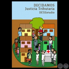 JUSTICIA TRIBUTARIA EDUCACIN - Ilustracin para banner de LEDA SOSTOA