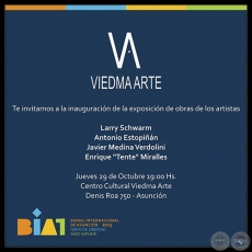 EXPOSICIN EN VIEDMA ARTE 2015 - BIENAL INTERNACIONAL DE ARTE DE ASUNCIN