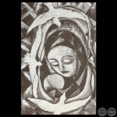 SIN TTULO, 1954 - leo sobre arpillera de JOEL FILARTIGA