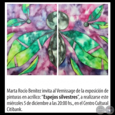 ESPEJOS SILVESTRES, 2012 - Pinturas de MARTA ROCO BENTEZ