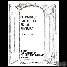 EL PAISAJE PARAGUAYO EN LA PINTURA, 1986 - Tapa y supervisin de ALBERTO MILTOS