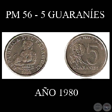 PM 56 - 5 GUARANES  AO 1980