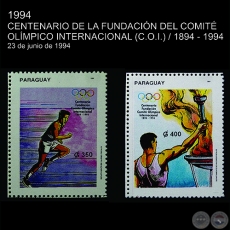 COMITÉ OLÍMPICO INTERNACIONAL - 100 AÑOS