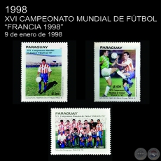 XVI CAMPEONATO MUNDIAL DE FÚTBOL “FRANCIA 1998” 