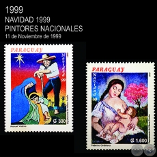 NAVIDAD 1999 - PINTORES NACIONALES