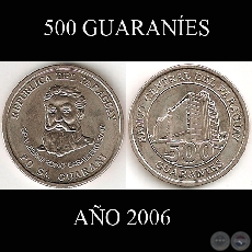 500 GUARANES  AO 2006